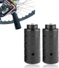 2PCS Steel Bike Pegs, Anti Skid Lead Foot Bicycle Peg Mini Cycling Rear Stunt 1.97 x 4.33in for Mountain