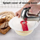12 Inch Mixing Bowl Splatter Guard, Silicone Hand Mixer Shield Splash Guard Anti Cover for Baking & Cooking