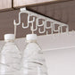 Mug Hooks Under Cabinet, Coffee Cup Cabinet No Drilling Hanger Hanging Cups Organizer for Kitchen Utensil Storage