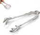 Stainless Steel Claw-Style Ice Tongs, Bar Hockey Special Eagle Claw Shape Tongs Serving Chicken Feet