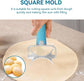 3PCS Pastry Rolling Cutter, Cookie Cutter Plastic Dough Blade Roller Round Fondant Slicer Baking Accessory for Cake Cookies Biscuits