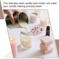 10PCS Metal Candle Wick Holder, Holders for Making Centering Tool Stainless Steel Device DIY Craft