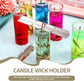 10PCS Metal Candle Wick Holder, Holders for Making Centering Tool Stainless Steel Device DIY Craft