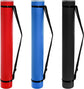 3 Packs Extendable Poster Tube, 25" to 42.5" Waterproof Blueprint Holder with Strap, Portable Telescoping Carrying Case Lid for Maps, Art and Drawings, Round Storage Container Document