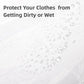 250 Pack Disposable Aprons, Waterproof Clear Plastic Smocks for Adults Painting Party, Cooking, Housework, Picnics, DIY Crafts
