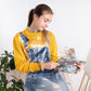 250 Pack Disposable Aprons, Waterproof Clear Plastic Smocks for Adults Painting Party, Cooking, Housework, Picnics, DIY Crafts