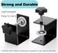 6 Pack C Clamps, 2 Inch Drawer Front Installation Clamp, Heavy Duty Cold Rolled Steel Desk Fixing Clip for Cabinet Mounting, Woodworking, Welding, and Building