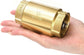 1-1/4 Inch Brass Check Valve, Universal One Way In Line Valves with Backflow Prevention, No Return Female Pipe Thread for Garden Hose Well Pumps Irrigation Systems, 1.25&