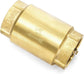 1-1/4 Inch Brass Check Valve, Universal One Way In Line Valves with Backflow Prevention, No Return Female Pipe Thread for Garden Hose Well Pumps Irrigation Systems, 1.25&