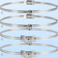 4 Pack Sign Mounting Brackets for Larger Poles, 4" to 15" Adjustable Expansion Tank Bracket, Metal Street Holder with Pole Clamps and Straps Electrical Boxes, Security Camera
