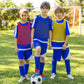 18 Packs Youth Team Pinnies, Kids Scrimmage Training Vest, Pennies, Jerseys Mesh Practice Vests for Basketball, Soccer, Football, Volleyball, 3 Colors