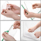 4 Pack Bathtub Splash Guard, Removable Shower Water Guard Kit, Acrylic Waterproof Self-Adhesive Bath Tub Corner to Prevent from Splashing Out, Accessories
