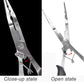 Vishaaktang - Hook Remover - Stainless Steel - Long Nose Hook Remover - With Sheath and Lanyard - Suitable for Line Clippers