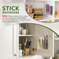 Rietjeshouder - Acrylic - 9.5 inch - Reusable - Cutlery Organizer - Storage Space - Kitchen Organizer - Super Sticky - Wall Organizer for the Cupboard - Transparent