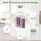 Rietjeshouder - Acrylic - 9.5 inch - Reusable - Cutlery Organizer - Storage Space - Kitchen Organizer - Super Sticky - Wall Organizer for the Cupboard - Transparent