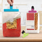 Potato chip clips - 8-pack - Food clips - Bag opening clips - For food storage - Snack preservation - Bag sealing clips - Moisture-resistant sealing clips