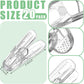 Plastic clips - pack of 20 - Balloon arch clips - Plastic spring clips - 2.4 inches - Sturdy clips - For balloon arch sets - Birthday decorations - Crafting - Backdrops - Clear