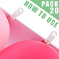 Plastic clips - pack of 20 - Balloon arch clips - Plastic spring clips - 2.4 inches - Sturdy clips - For balloon arch sets - Birthday decorations - Crafting - Backdrops - Clear