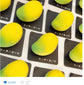 Mango silicone mould - For baking mousse cakes - fruit French desserts, pastries, chocolate, ice cream - cake decoration moulds - 3D mango shape - 10 cavities