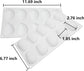 Mango silicone mould - For baking mousse cakes - fruit French desserts, pastries, chocolate, ice cream - cake decoration moulds - 3D mango shape - 10 cavities