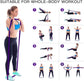 Resistance bands - Pull-Up Bands - Pull-Up Assist Bands - Exercise bands for men and women - Exercises - Stretching - Physiotherapy - Strength training