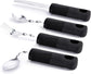 Foldable cutlery - Four-piece cutlery set - Weighted cutlery for hand tremors - Weighted silverware for Parkinson&