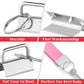 Keychain Hardware Kit - 50 pieces - Lanyard Keychains - 1 inch - With Keychain Pliers - Hardware Supplies for Keychains and Wrist Clips