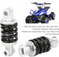 Shock absorber - 90 mm rear shock absorber - Suspension springs - 2 pieces - 400 lbs - Shock absorber springs - Dampers - Rear shock absorber - Suitable for 47cc and 49cc engines - Off-road vehicles - Minibikes