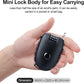 Snowboardslot - 4-position combination 27.5 inch - retractable cable lock - for snowboards, bikes, luggage, backpacks, scooters, suitcases - small - multi-functional - travel security lock - black