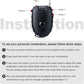 Snowboardslot - 4-position combination 27.5 inch - retractable cable lock - for snowboards, bikes, luggage, backpacks, scooters, suitcases - small - multi-functional - travel security lock - black
