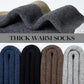 Heren walking socks - woolen socks - 5 pairs - fleece lined - thick - warm - winter socks with crew neck - suitable for cold weather