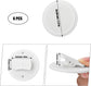 Shower Curtain Clips - 6 Pack - Self-Adhesive - Shower Splash Clips - For Curtains - Shower Curtains - Weighted Clips - Secure Shower Curtains and Curtains
