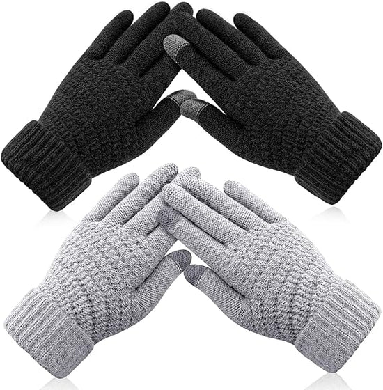 Winter gloves - Fleece gloves - Warm - Soft - Touchscreen gloves - Ladies&