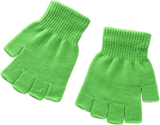 Green gloves - plain gloves - open gloves - boys&