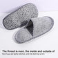 House Slippers - 6 pairs - 3 sizes - Guest Slippers - House Slipper Set - Fleece Wool - Non-slip - Disposable Slippers - Washable - Spa Slippers - Suitable for families - Hotels & travel