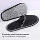 House Slippers - 6 pairs - 3 sizes - Guest Slippers - House Slipper Set - Fleece Wool - Non-slip - Disposable Slippers - Washable - Spa Slippers - Suitable for families - Hotels & travel