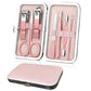 Premium Nail Care Set - 7-in-1 - Professional Nail Clippers - Scissors - Pedicure Set - Stainless Steel - Nail File and Nail Care Tools - Comes with a Luxury Travel Case - Portable Nail Care Set - Gift for Women