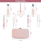 Premium Nail Care Set - 7-in-1 - Professional Nail Clippers - Scissors - Pedicure Set - Stainless Steel - Nail File and Nail Care Tools - Comes with a Luxury Travel Case - Portable Nail Care Set - Gift for Women