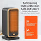 Electric heater - Indoor electric heater - Fan heater for household use - 500W - Ceramic heating element - Power plug