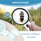 Magnifying glass with 12 LED lights - 30x double glass lens - hand-held illuminated magnifier Suitable for seniors - reading stamps, cards, researching macular degeneration