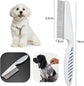 Flea comb for dogs and cats - Dog grooming tool - For removing tear stains, fleas, mange and lice