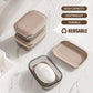 Travel soap box - soap holder - soap box with lid - portable soap box - sealable with lid - waterproof and moisture resistant - suitable for travel - camping - outdoors - gym - bathroom