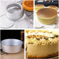 2-Pack 6-Inch Cake Pans Non-Stick Deep Aluminium Round Cake Pans with Removable Bottom for Baking - Baking - Weddings - Birthdays - Christmas Celebrations