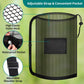 Football bag - Extra large - 40" x 30" - Drawstring - Mesh - Ball bag - With pockets - Mesh sports bag - Basketball, volleyball, fitness equipment, swimwear - Storage bag