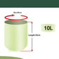 Small biodegradable garbage bags (100 pieces) - 10 litre food waste bags - compostable garbage bags - recyclable garbage bags for kitchen and office - green - 45 x 50 cm