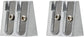 2-pack metal pencil sharpener with 2 holes Metal pencil sharpener for school Pencils for home School Office supplies