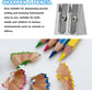2-pack metal pencil sharpener with 2 holes Metal pencil sharpener for school Pencils for home School Office supplies