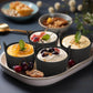 4-piece egg poacher for the airfryer - baking tray specially for the airfryer - egg poacher for the microwave - shape for poached eggs of food grade quality and baking tray for making soufflés - muffins - cupcakes - custard and pudding.