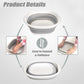 Foldable sink (5 litres) - Foldable basin - plastic sink - expandable water basin - portable food storage bowl for camping - multi-functional outdoor basin for travel (M - grey)