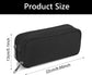 1 piece black stationery case - large case with durable outer shell - large capacity - zip compartment - storage compartment for large capacity case for school - university - office supplies